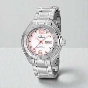 Champion Round Dial Stainless Steel Sport Watch